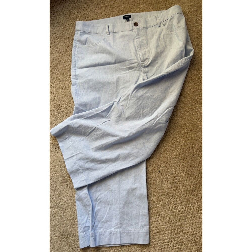 J.Crew New England Preppy Summer Nautical Fisherman Pinstripe Pants Trousers